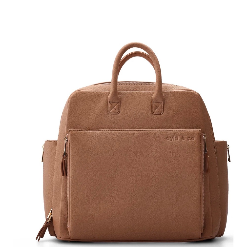 AYLA & CO THE AYLA DIAPER BAG CAFFE Backpack